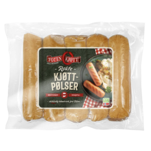 Røkte kjøttpølser toten kjøtt